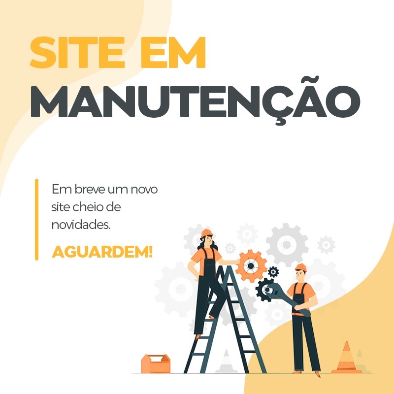 Popup Site em Manutenção